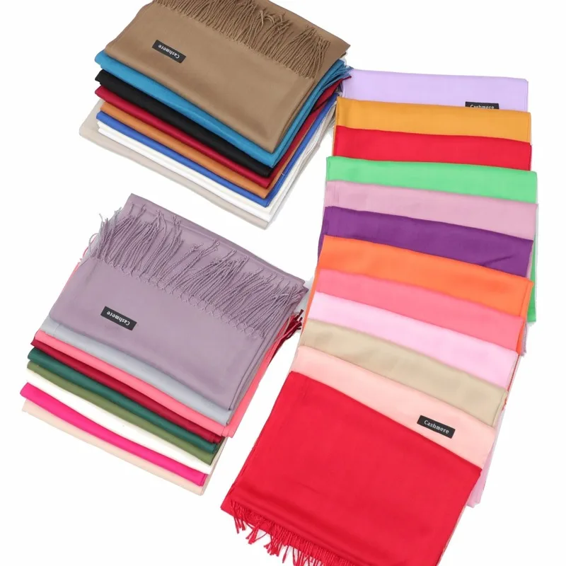 

Jeseca Women Solid Color Imitation Cashmere Scarves Spring Winter Warm Long Scarf for Male/Female Christmas Shawl Wraps Gifts