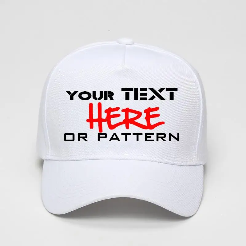 

Custom Logo Hats Snapback Print logo Women Hip Hop Dad Hat Baseball Cap Bone Garros Dropshipping