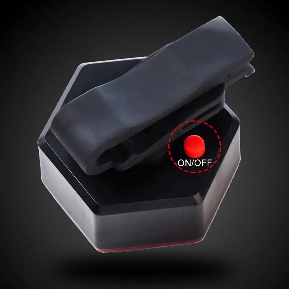 Оптовая продажа Супер Яркий USB Перезаряжаемые шестиугольник задний фонарь для