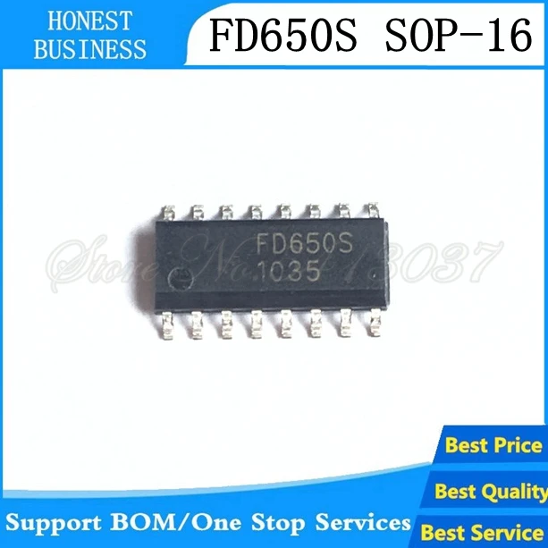 20 шт.-100 шт./лот FD650S FD650 лапками углублением SOP-16 SOP16 светодиодный драйвер ic в