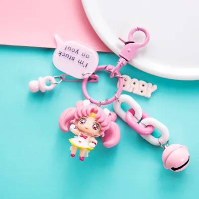 Каваи Сейлор Мун кукла брелок мультфильм сумка кулон брелок держатель Chimmy Сумочка Шарм Подвеска для детей - Цвет: VER-10
