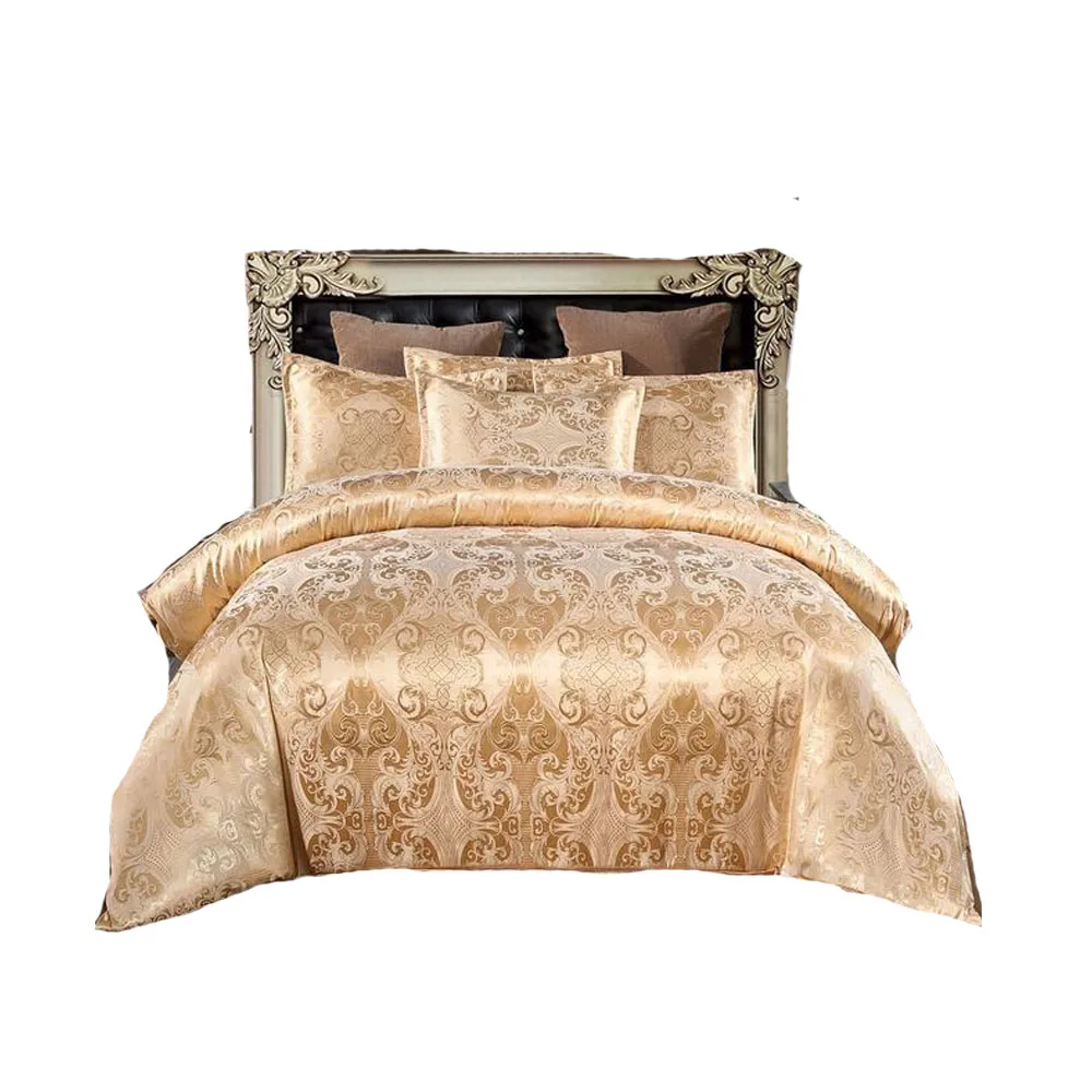 Роскошный жаккардовый комплект из пододеяльника на молнии с застежкой