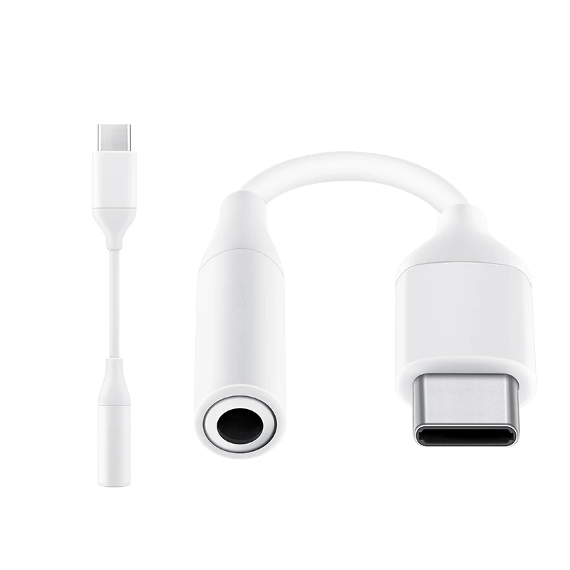 SAMSUNG Type-C to 3.5mm AUX Headphones Adapter For SAMSUNG NOTE 10 Plus 10+ A90 A80 A60 Type C To 3.5 Jack Earphone Audio cable