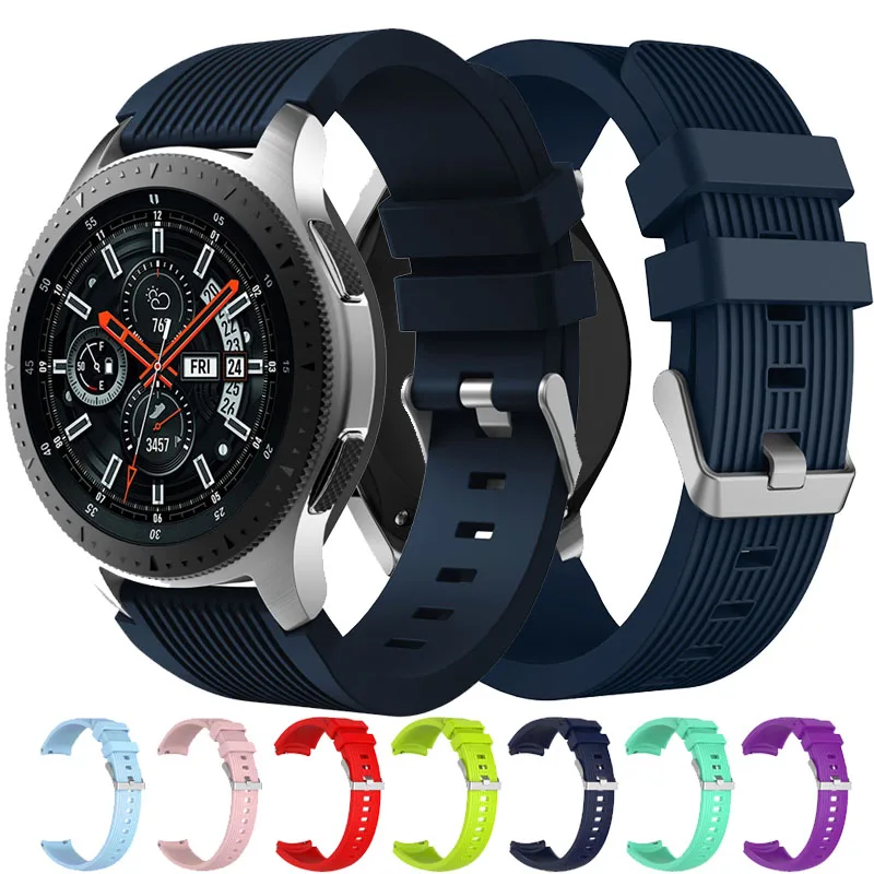 aliexpress.com - 20mm 22mm Band Strap For Huawei watch Samsung Galaxy watch 3 42mm 46mm active 2 Gear S3 Bracelet Silicone replacement strap