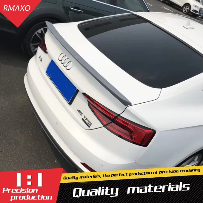 Спойлер для Audi A5 заднее крыло автомобиля из АБС-материала грунтовка цветной