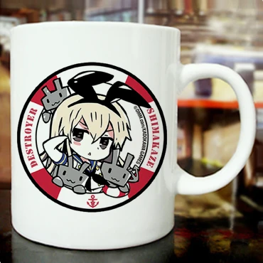Кружка Kantai коллекция чашка для косплея меняющая цвет при высоких температурах |