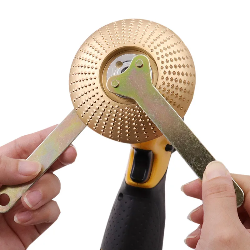 Изогнутая работа по дереву полировка колючей дисковая угловая шлифовальная