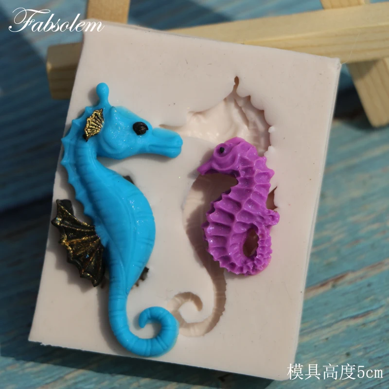 Белая Пищевая силиконовая форма для торта океанского моря Seamaster