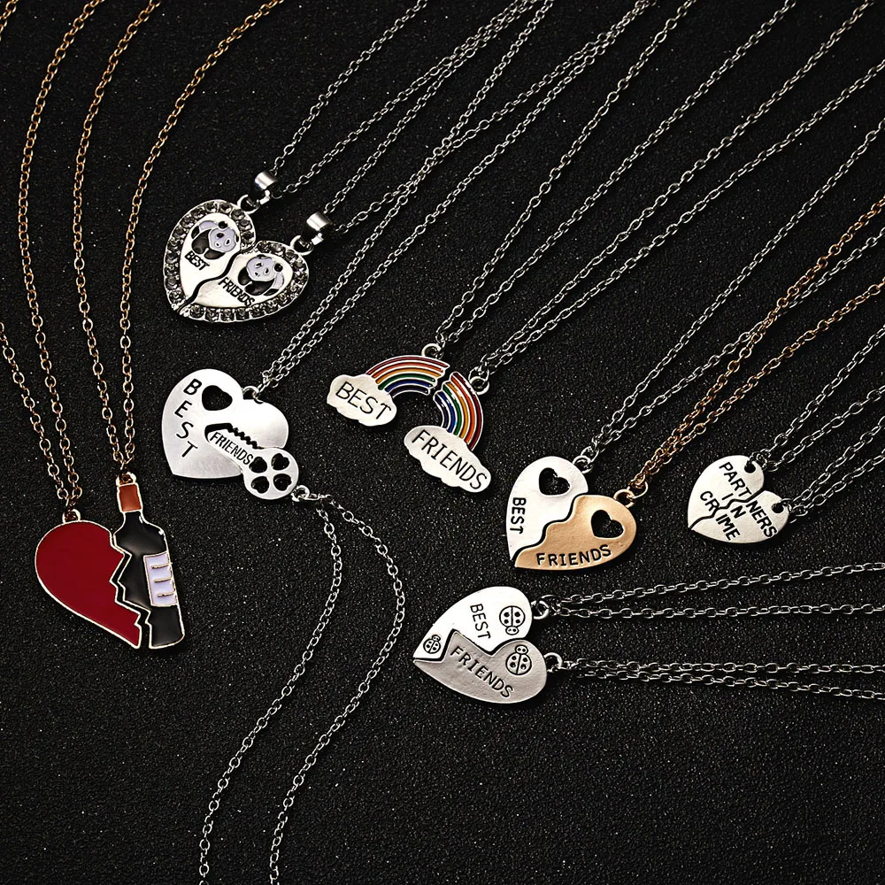 Модное разнообразное сшитое ожерелье с подвеской в виде планшетов эффектное