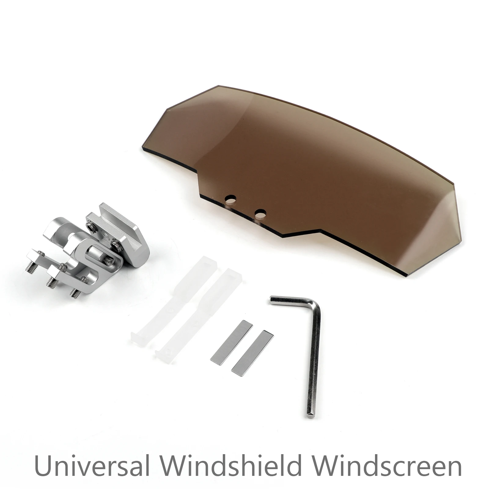 Регулируемое крепление Topteng для расширения ветрового стекла на мотоцикл Suzuki Honda - дефлектор ветра.