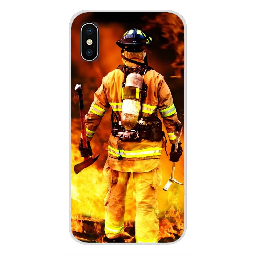 Для Apple iPhone X XR XS 11Pro MAX 4S 5C SE 6S 7 8 Plus ipod touch 5 6 Аксессуары для героев пожарных чехлы