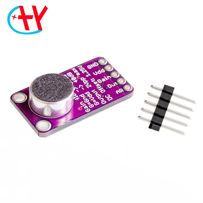 MAX9814 микрофон системная плата модуль датчика звука автоматическое управление