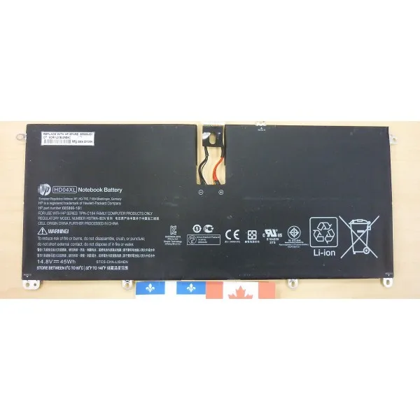 UGB Оригинальные запасные HD04XL HSTNN-IB3V Батарея HP Envy Spectre XT 13-2120tu 13-2021tu ноутбук |
