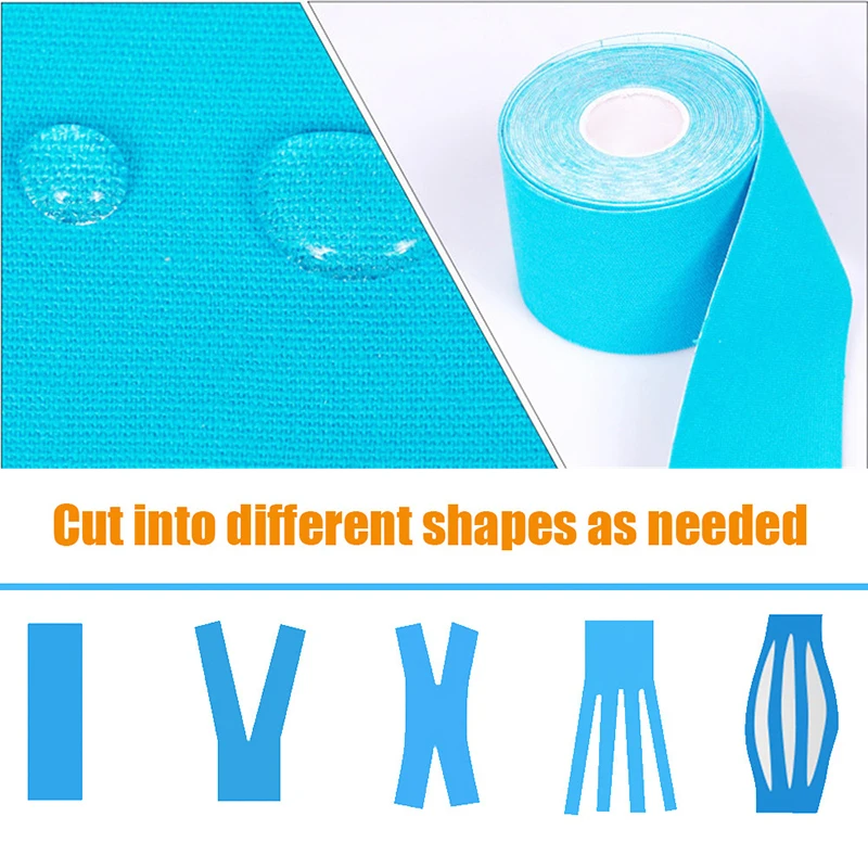 

2 Size Kinesiology Tape Perfect Support for Athletic Sports, Recovery and Physiotherapy Kinesiology Taping