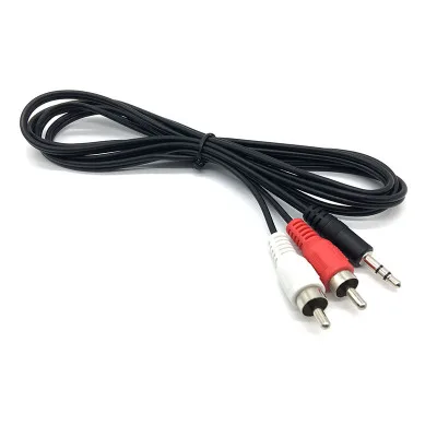 

NEW HOT SALES 3.5mm 1/8" Jack Mini plug TO 2 Male Stereo Phono Audio Speaker Adapter CABLE