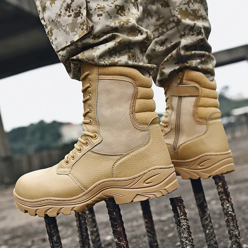 

High Top Shoes Home Boots Safety Mens Fashion Leather For Men Dress Work Man Shoes High Top Boot Vintage Casual Hightop Sneakers