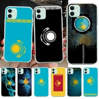 kpusagrt kazakhstan flag shell phone case for iphone 11 pro xs max 8 7 6 6s plus x 5s se 2020 xr cover