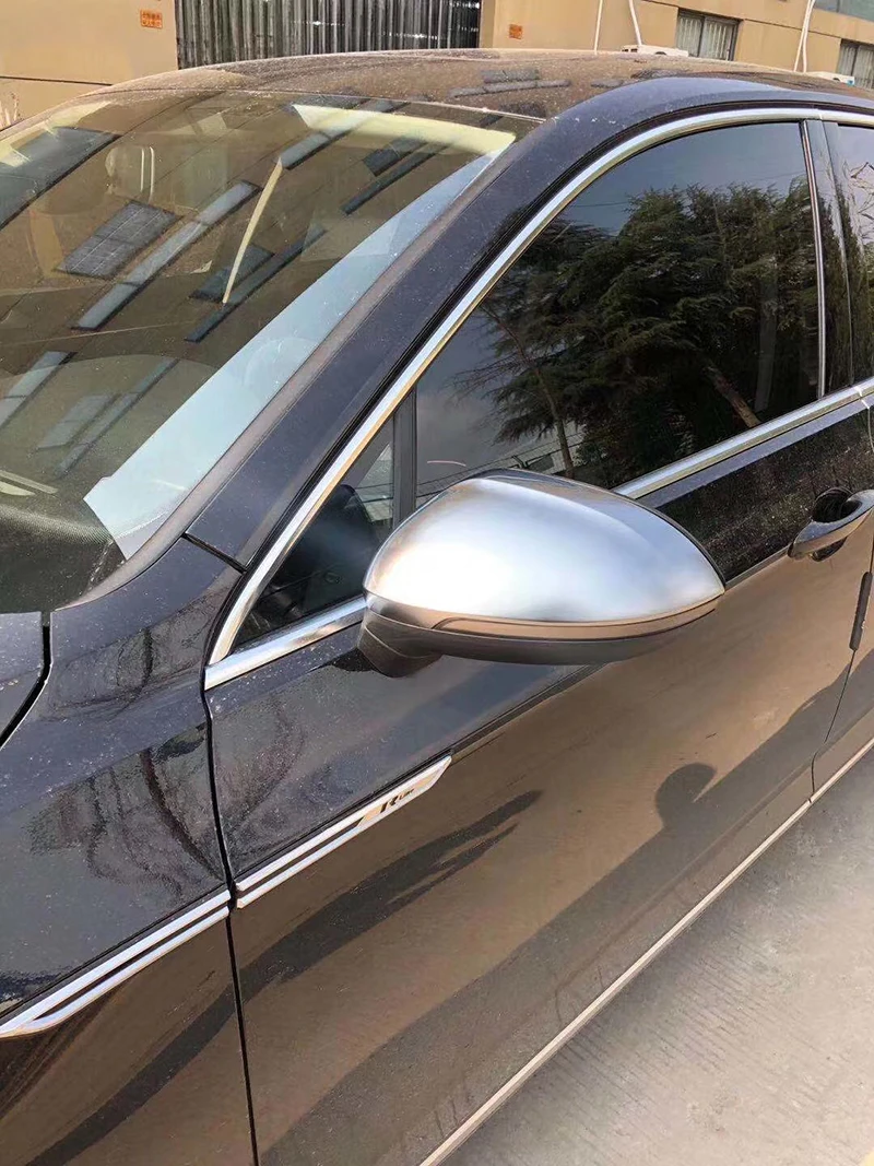 Для Volkswagen Passat B8 матовый хром вариант 2018 2019 боковое крыло зеркальные крышки