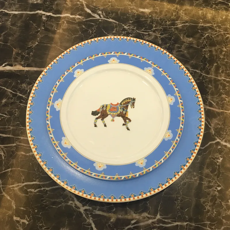 Высококачественные обеденные тарелки в Европейском стиле обеденная тарелка