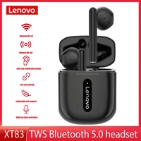 lenovo xt83 bluetooth 5 0 wireless earphone tws stereo touch control with 300mah charging case wireless earbuds