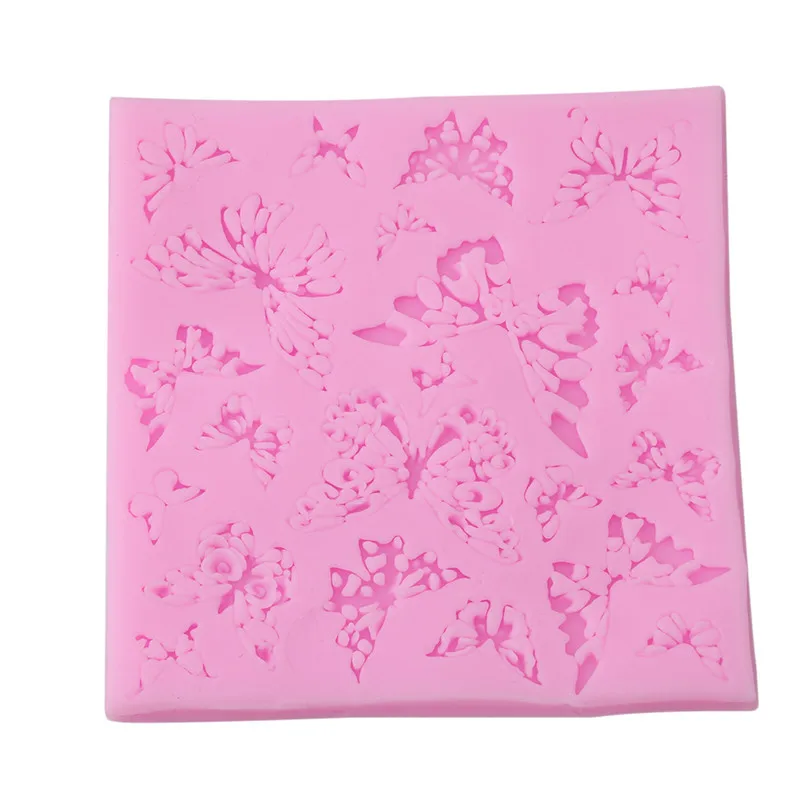 

silikon form Cupcake Fondant Mold DIY Flower Butterfly Silicone Mold Gumpaste Chocolate Moulds Sugarcraft Cake Decorating Tools
