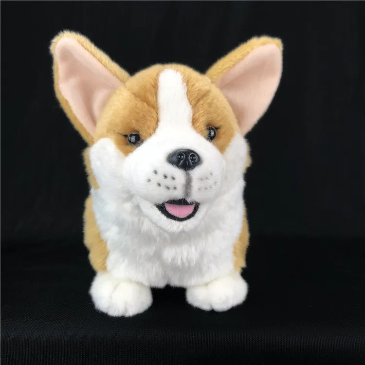 

cute simulation plush dog toy lovely high quality dog doll gift about 35cm