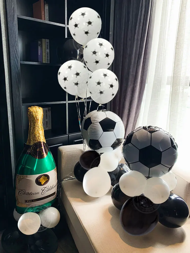 Круглые футбольные фольги Воздушные шары спортивные встречи тематическая