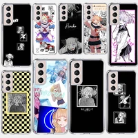 cute himiko toga anime phone case coque for samsung galaxy s21 ultra s20 fe s20 plus s10e s10 lite s8 s9 plus s7 cover funda