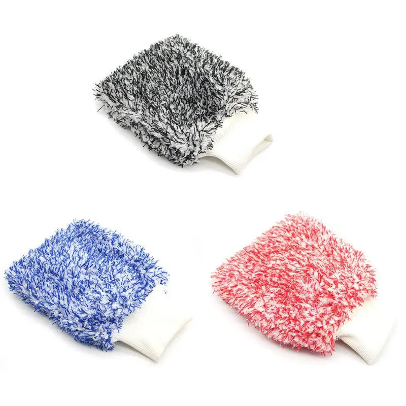 

Car Soft Cleaning Glove Ultra Soft Car Wash Mitt Easy To Dry Auto Detailing Mitt