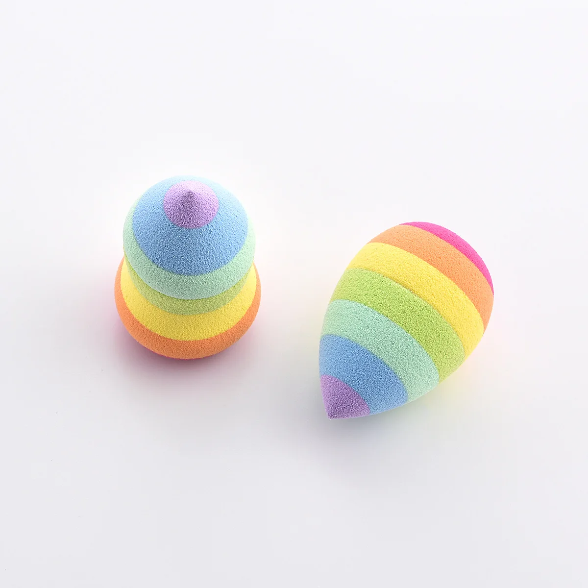 1 шт. мягкая Гидрофильная Радужная губка для макияжа BB крем Beauty Egg оптовая продажа
