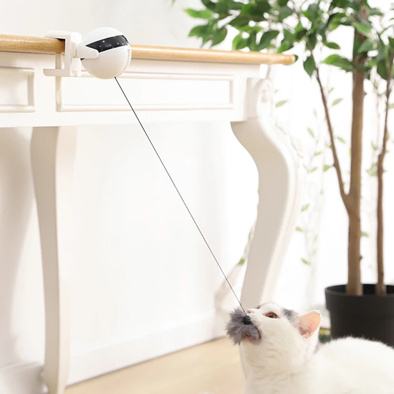

Electric Automatic Lifting Cat Ball Toy Interactive Puzzle Smart Pet Cat Ball Teaser Toys Pet Supply Lifting Balls Electric ZM91