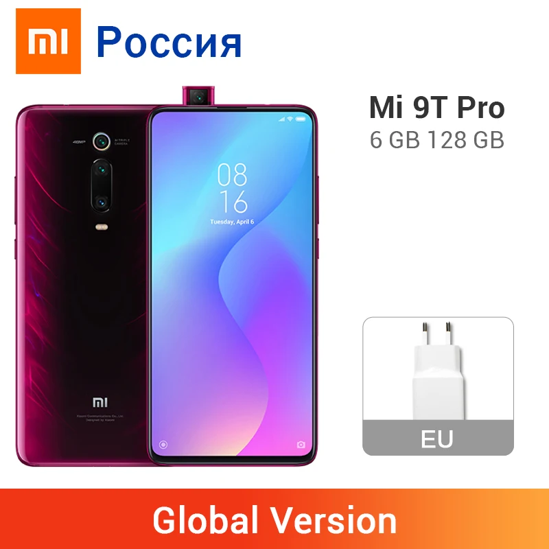 Глобальная версия Xiaomi Mi 9T Pro 6GB 128GB Snapdragon 855 Octa Core 6 39 &quotAMOLED 48MP 20MP 4000mAh NFC мобильный