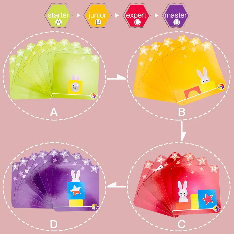 Деревянная коробка-головоломка для детей кролик Волшебная коробка игрушки