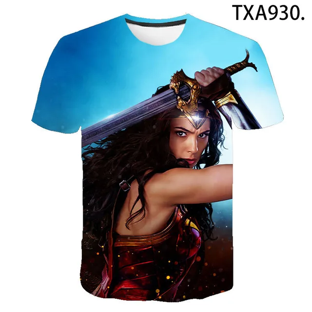 2020 New DC Comics Wonder Woman T Shirt 