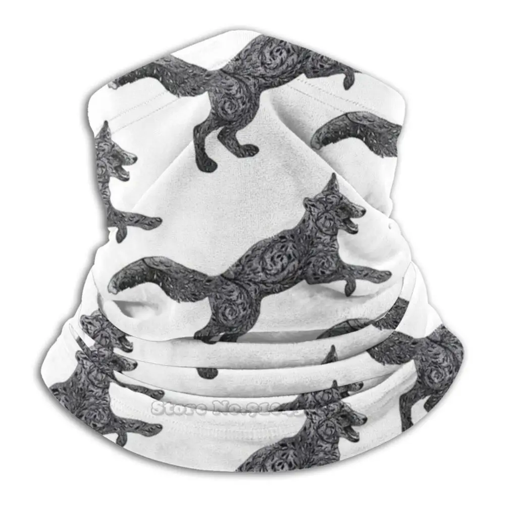 

Flora Fox Pattern Bandana Scarf Mask Scarfs Neck Warmer Headwear Fox Pattern Dot Dot Work Stippling Ink