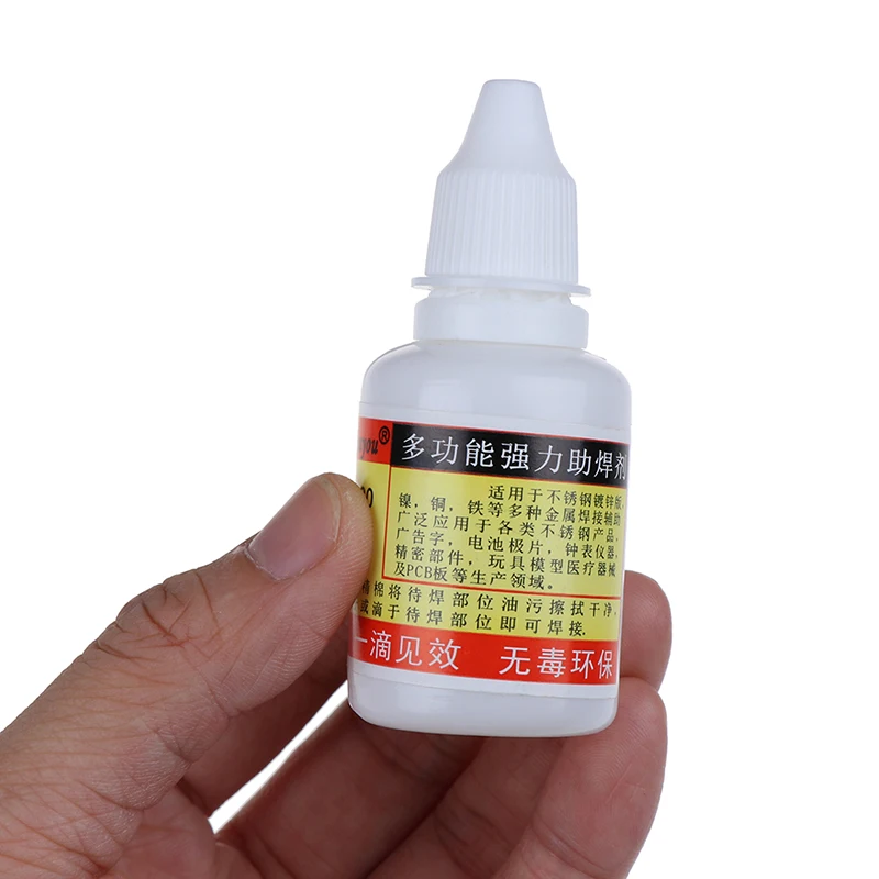 

Hot Sale Solders Water Durable Liquid Solders Stainless Steel 20ml Flux Soldering Liquid Portable