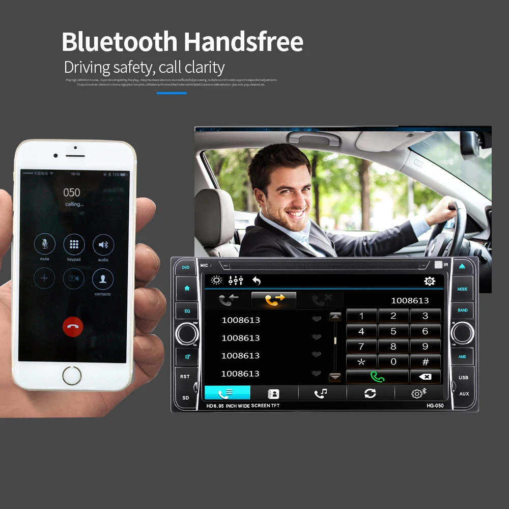 Автомобильный Радио 2 Din Автомобильный мультимедийный плеер 7 ''Авторадио Bluetooth USB аудио Радио DVD стерео для Toyota Corolla Camry RAV4