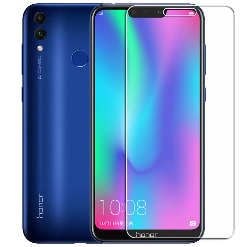 

С уровнем твердости 9H HD протектор экрана из закаленного стекла для Huawei Honor 8C защитную пленку на Honor8C BKK-LX2, BKK-LX1, BKK-L21 защитное покрытие для экра...