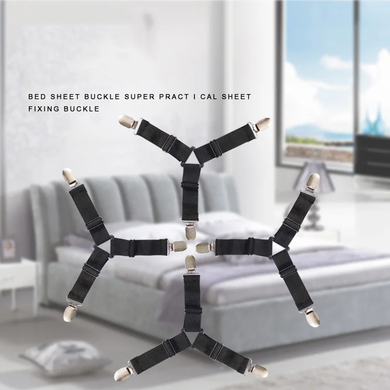 1 Pc Elastic Bed Sheet Fixing Clip Belt Buckle FixingClip Mattress Cover Blanket Holder Home Textile Anti-skid | Дом и сад