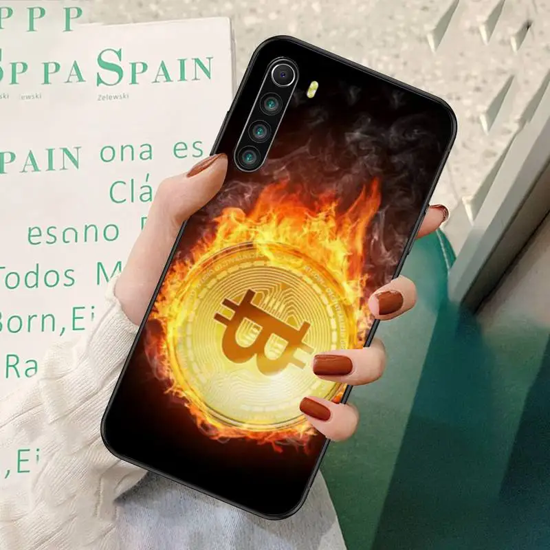 

I Love Accept Bitcoin Soft Cover Phone Case For Redmi 7 8 9 A K20 30 Pro Note 8 9 Pro 9s