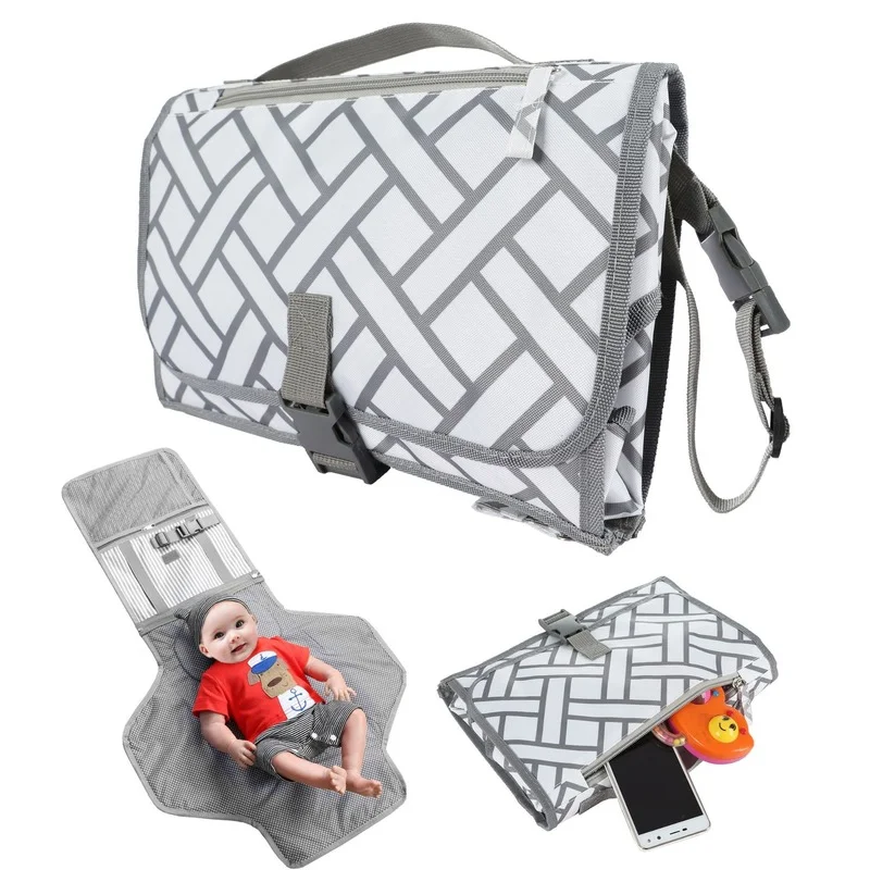 

2021 Newborn Baby Diaper Changing Mat Baby Changing Pad Waterproof Diaper Change Changing Table Baby Portable Diaper Bag Travel