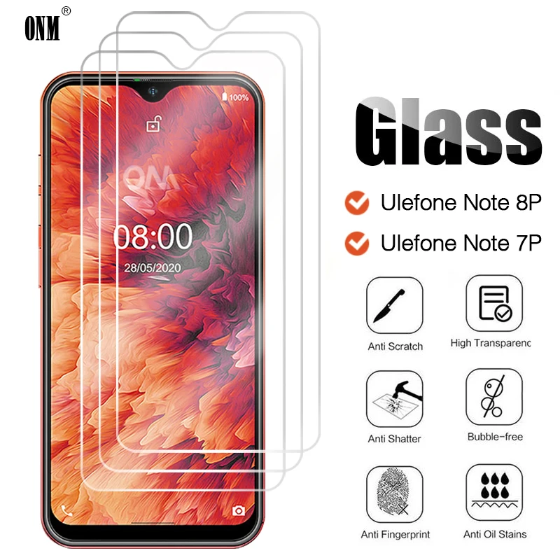 

Защитное стекло для Ulefone Note 8P, 7P, 3 шт.