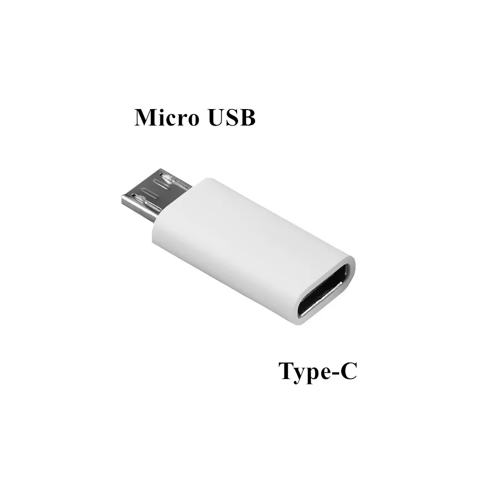 Тип-c женский для mi cro USB Мужской конвертер Android телефон кабель адаптер USB-C зарядное устройство разъем для Xiaomi mi 5 huawei P9