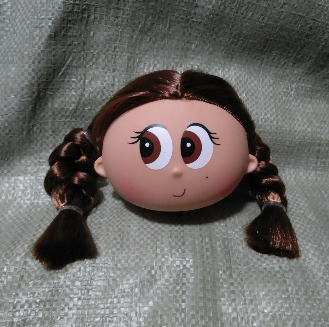 Очаровательная редкая большая голова испанской куклы милая DIY Детская кукла