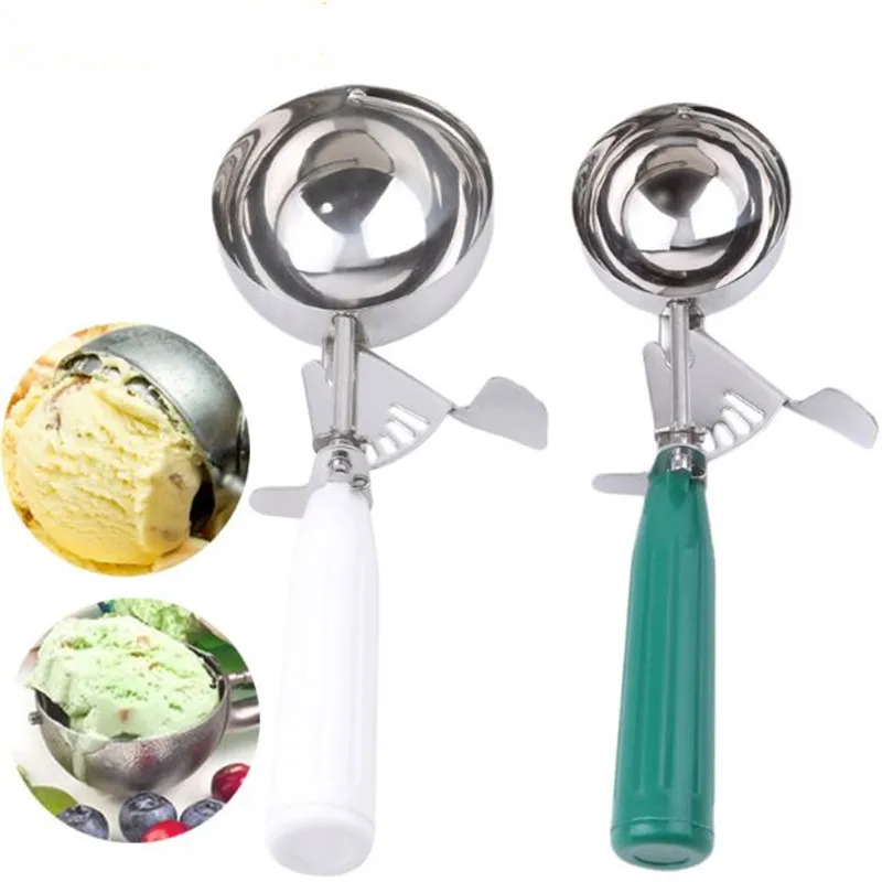 Нержавеющая сталь + полипропиленовый материал шарики для льда ложка мороженого