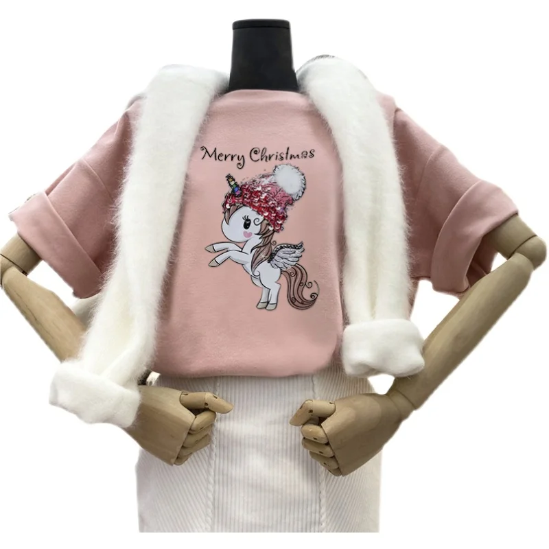 

2021 новые женские футболки из хлопка с коротким рукавом, с О-образным вырезом; Забавные женские домашние тапочки в виде летний топ рубашки оф...