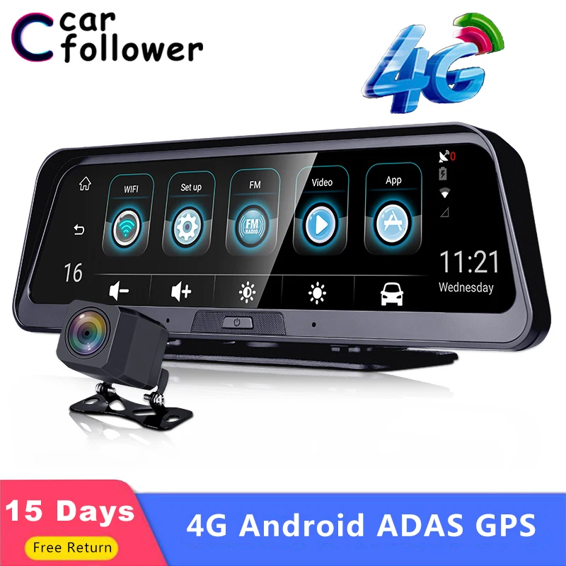 Видеорегистратор автомобильный 4G ADAS Wi Fi Android GPS навигация 1080P|Видеорегистраторы| |