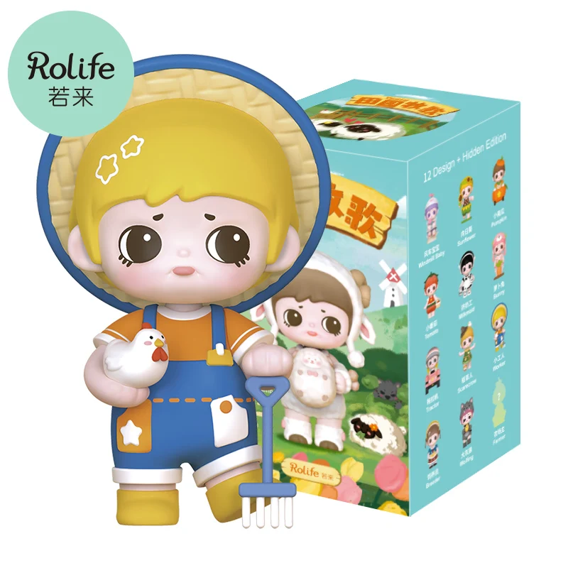 Robotime Rolife Yoola Ⅲ Pastora Dolls Action Figure Toys Farmer Figure Desktop Model Blind Box Children Girlfriend Birthday Gift