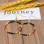 Go2Boho Miyuki, оригинальные серьги, американские ювелирные изделия, кольца для ушей, аксессуары, дизайнерские серьги для друзей, подарочные серьги для женщин