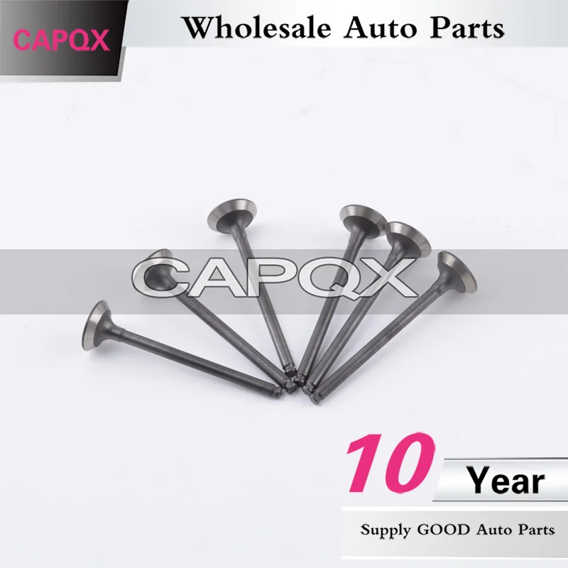CAPAQX 6 шт. для Chery QQ 472 1 A1 X1 M1 выхлопной клапан двигателя автомобильный 1007012|Корпус